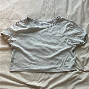 PacSun Light Gray Crop Top